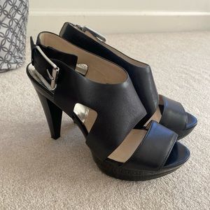 Micheal Kora Carla leather platform sandal